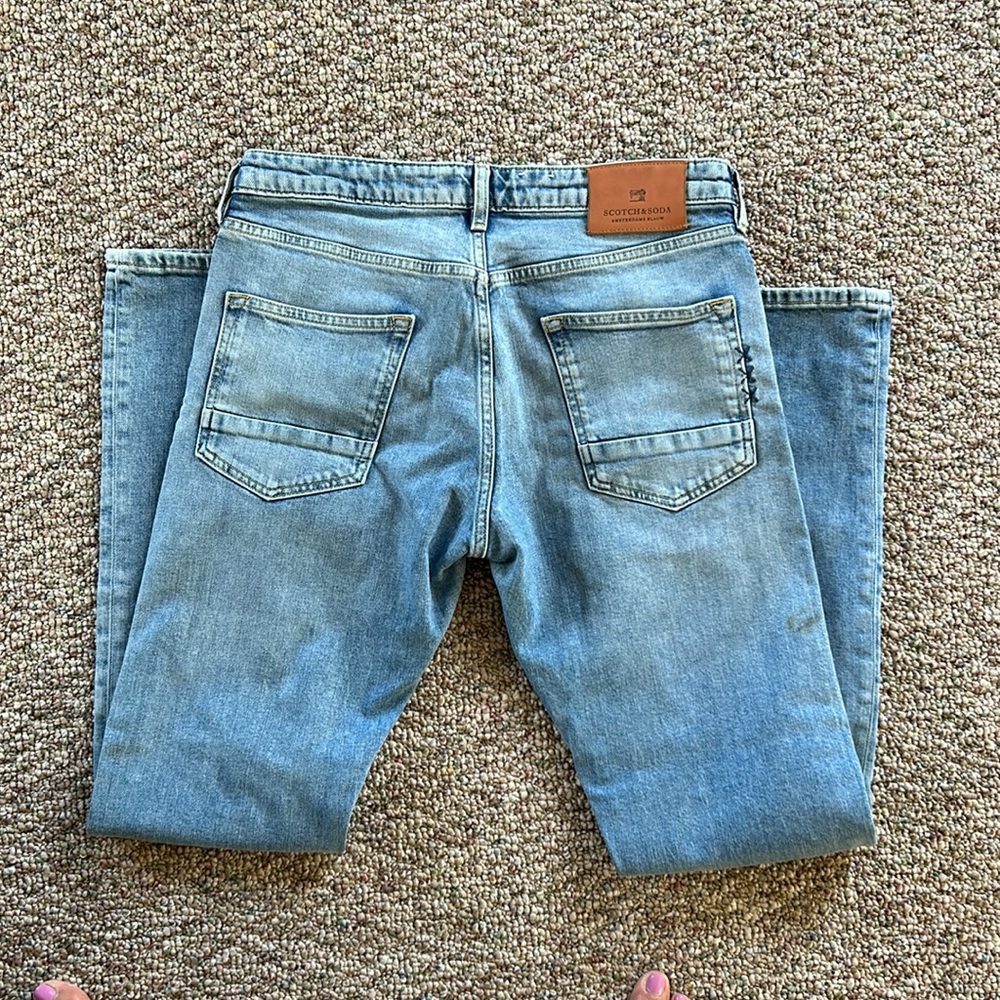 Scotch & Soda Mens Button Fly Jeans - Picture 6 of 6